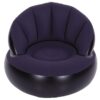 Inflatable Large Flocked Air Lazy Sofa Couch Ergonomic Camping Chair
