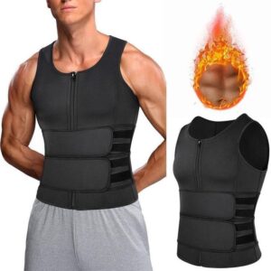 Men's shaping vest, tummy control and waist cinching, heat-retaining tight-fitting fitness shaping clothing