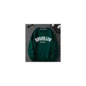 TOUPHY Men's Casual Sweatshirt Warm Long sleeve shirt,Green